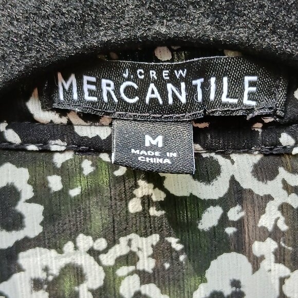 'Ditsey' Black & White Chiffon Floral Flowy &  Long Wrist Ruffles  Midi Sz M - Picture 7 of 12